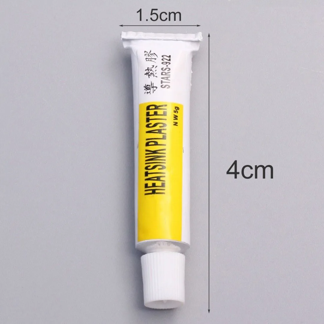 5pcs 5g Thermal Pads Conductive Heatsink Plaster Viscous Adhesive Glue For Computer Components Cooler Radiator Cooling