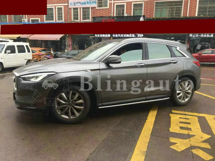 Боковой Шаг подходит для I nfitini QX50 2 шт. Левая Правая Беговая доска боковые шаги nerf бар автомобиля педаль боковые лестницы