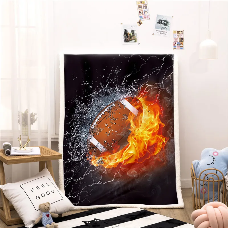 Мягкое Флисовое одеяло с рисунком единорога для кровати/дивана, 150x200 см
