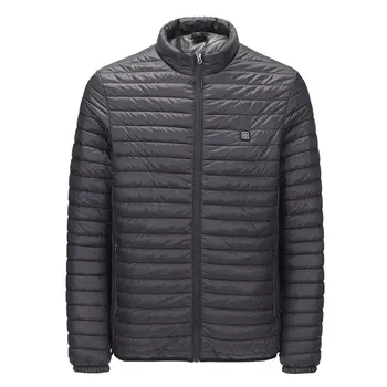 

New Jacket Man USB Infrared Heating Graphene Jacket Riding Vest Moto Autumn Winter Electric Constant Thermal Clothing