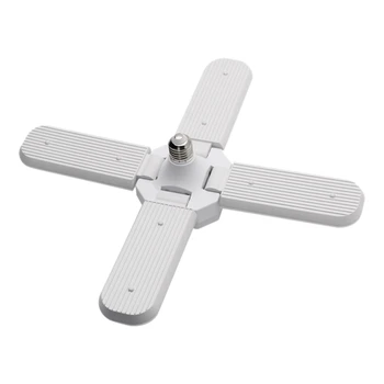 

AMS-AC85-265V LED Bulb 60W E27 Home Energy Saving High Brightness Ceiling Lamp Foldable Fan Blade Adjustable Angle