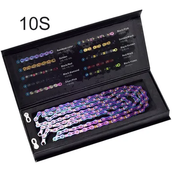 

Bicycle Chain 9-10-11-12 Speed 116-Links Road MTB Bike Coating Chains Outdoor