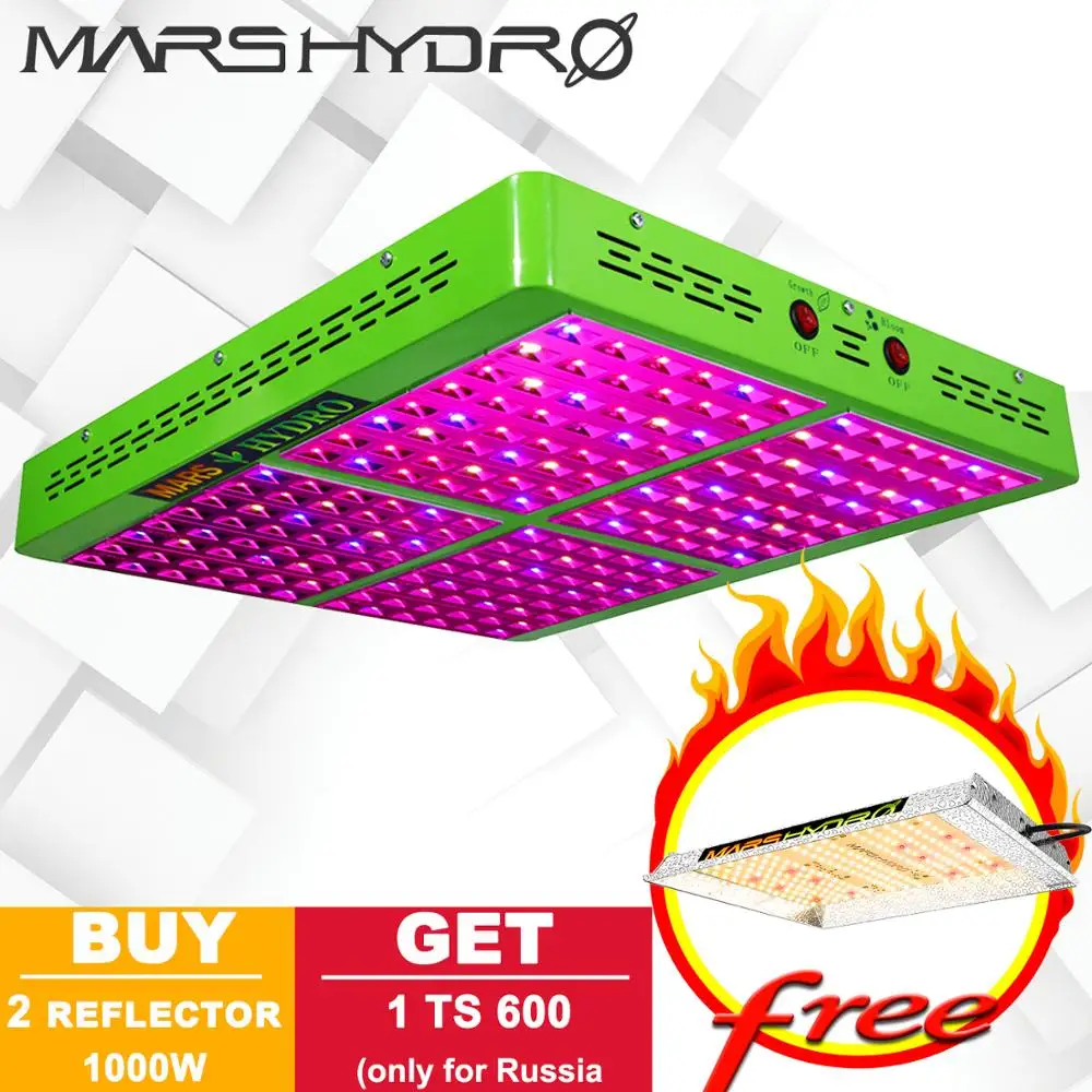 Mars Hydro Full Spectrum Reflector 1000W LED Grow Light Indoor Garden Hydro System Indoor Grow