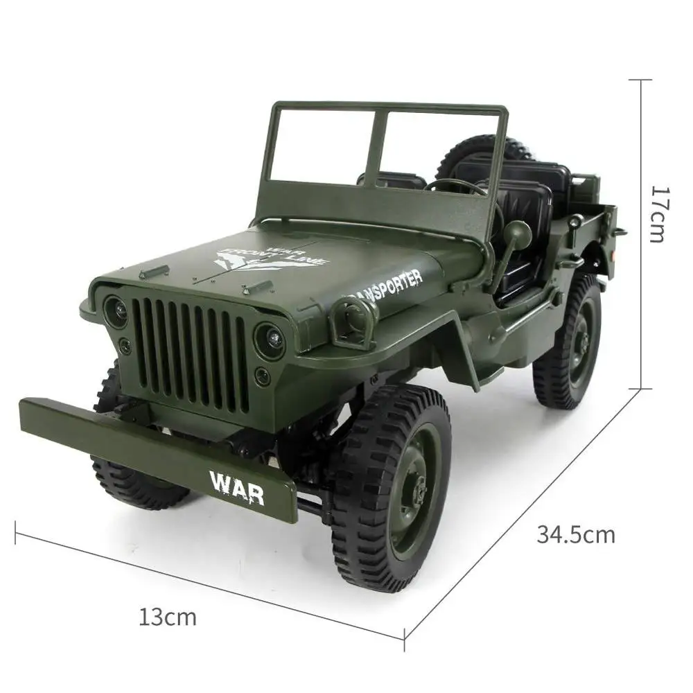 Радиоуправляемый Военный грузовик JJRC Q65 1:10 внедорожник с дистанционным