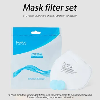 

Xiaomi Purely Anti-Pollution Air Mask Filters (10 Mask Filters, 20 Fan Filters)