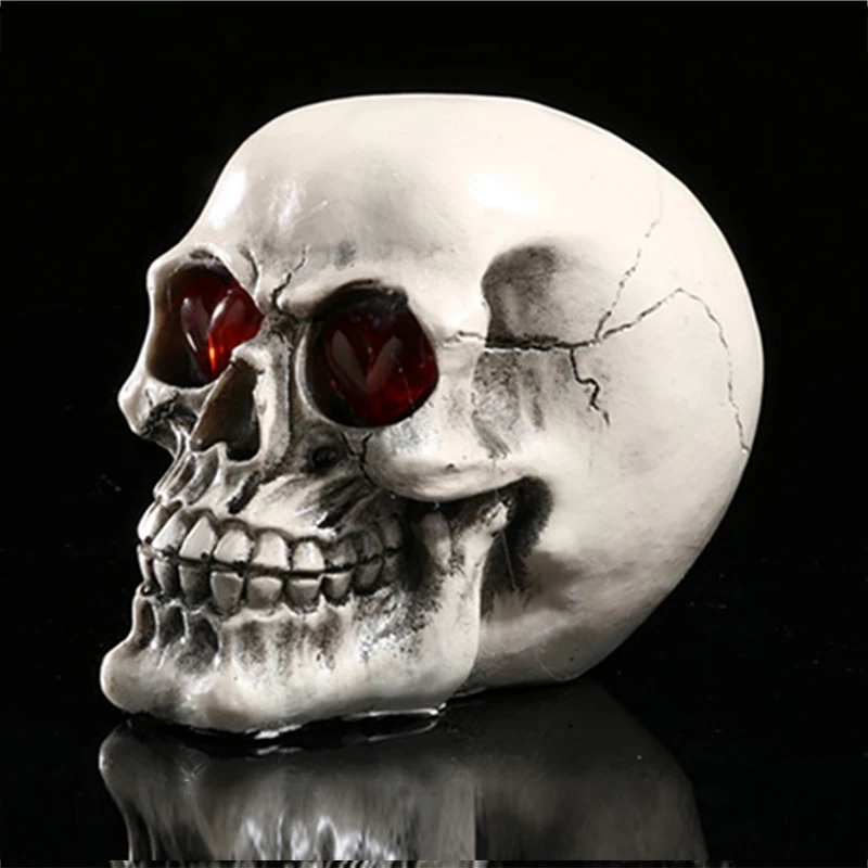 Strongwell Skull Head Skull Statue Skull Decoration Skull Decor Resin Skull Home Decoration Skull Ornament Bar Halloween Terror