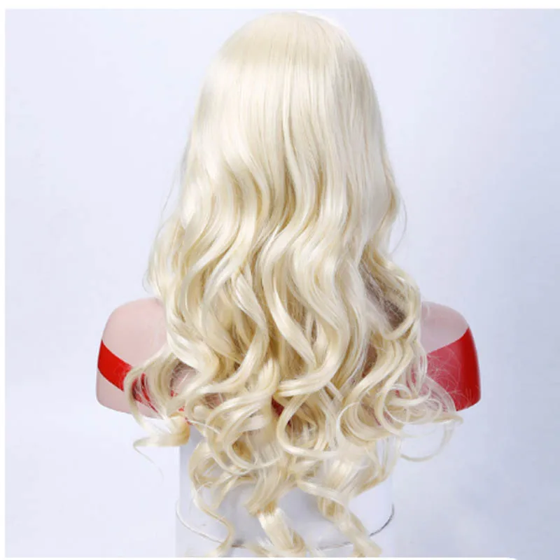 Allaosify волосы длинные волнистые цветные волосы парики термостойкие синтетические парики для белых женщин 8 цветов блонд парики для женщин коричневый - Цвет: 102