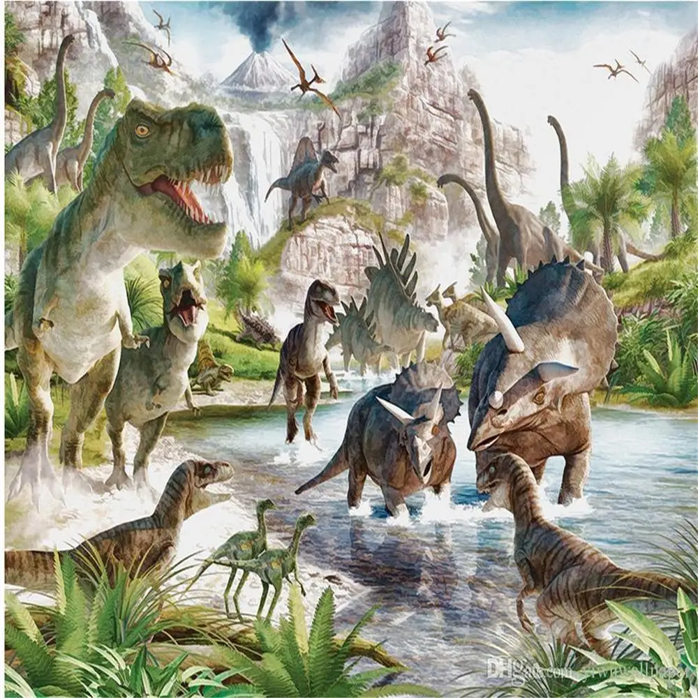 mural-3d-wallpaper-3d-wall-papers-for-tv-backdrop-Dinosaur-world-background-wall-murals-decorative-painting