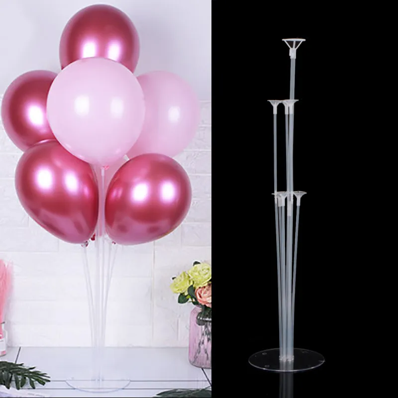 7 трубок подставка для воздушных шаров держатель шарика колонны детского