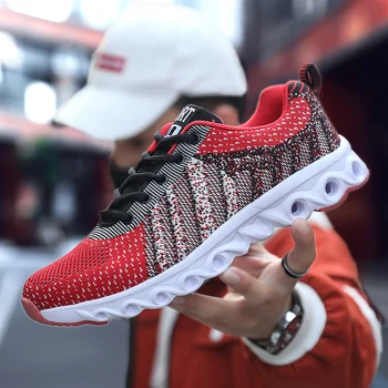 

Trend New Men's Running Shoes High Quality Outdoor Non-slip Men Sneakers Light Breathable Soft Bottom Men Running Shoes Zapatos