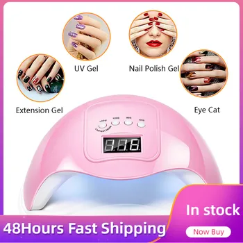 

In Stock 80W UV Lamp LED Nail Lamp High Power For Nails All Gel Polish Nail Dryer Auto Sensor Nail Art Manicure Tools