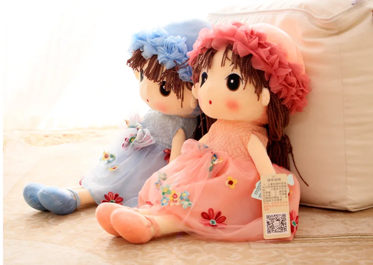 Kawaii Милая принцесса-фея цветы плюшевые игрушки, Стич кукла Peluche Juguetes Brinquedos детские спальные подушки для девочек подарок на день рождения