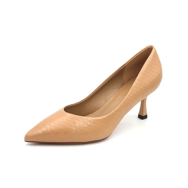 

18663-45 High Heel Shoes Thin Heeled-2020 New Style Versatile-Elegant Business GIRL'S High Heel Shoes