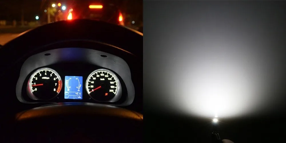 OKEEN 1 шт. супер яркий 12 В Автомобильный светодиодный светильник BA9S керамический COB светодиодный светильник лампы BA9S T4W автомобильный светильник номерного знака Лампа для чтения белого цвета
