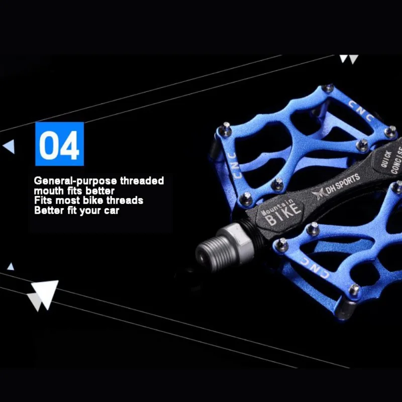 Bicycle Pedal Ultralight Mountain Bike Bicycle Pedal Nylon Fiber Bicycle Bearing Pedal Bicycle Replacement Part
