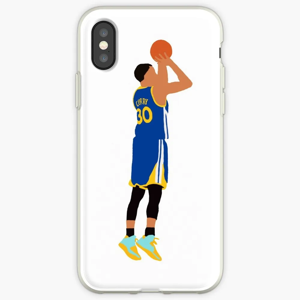 Чехол Stephen Curry JSoft для iPhone 7 8 6 6s Plus 5S 4 силиконовый прозрачный чехол X Xs 11 Pro Max