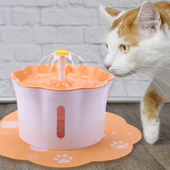 

2.6L Automatic Pet Cat Water Fountain With LED Electric USB Dog Cat Pet Mute Drinker Feeder Bowl Pet Drinking Fountain Dispenser