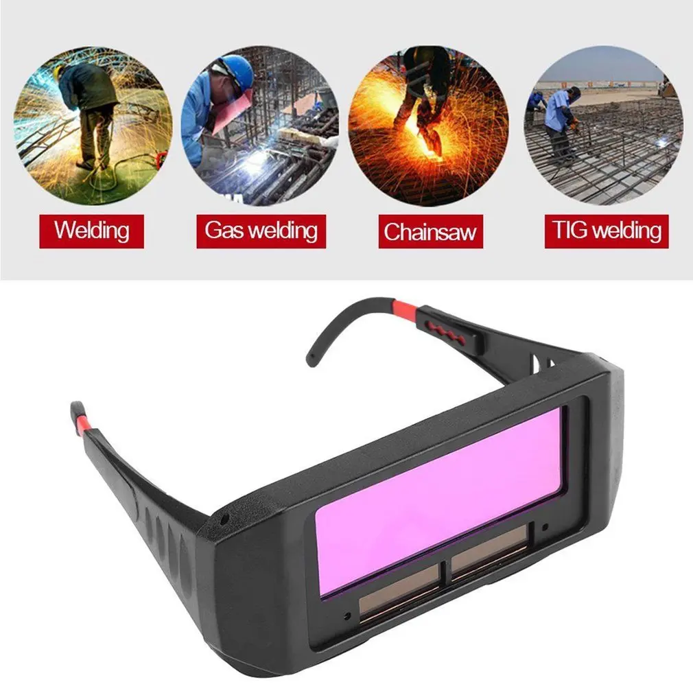 

Safety Mask Automatic Eyes Goggles Solar Glasses 6 mm thickness Lens Welding Photoelectric Helmet for construction welding work