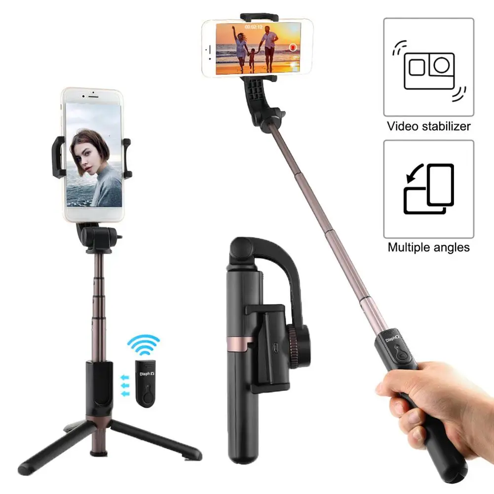 

Single-Axis Gimbal Bluetooth Remote Control Extendable Phone Selfie Stick Tripod