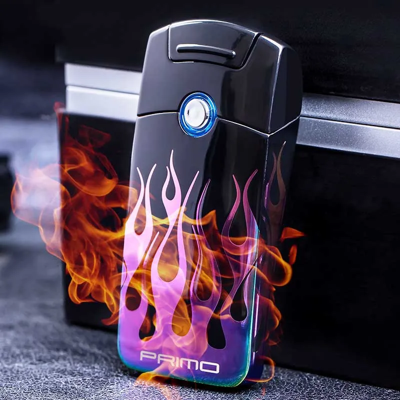 

USB Windproof Personality Electronic Cigarette Lighters Novelty Electric Smoke Cigarette Lighter Usb Charge Arc Lighter