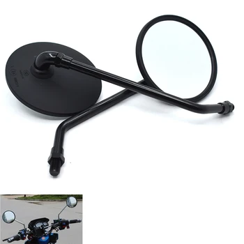 

Universal Motorcycle 10mm Round Mirror Motorcycle Rearview Mirror For HONDA CB1000R CB1000RR CB1100 CB1300 CBF1000 CBF600/S