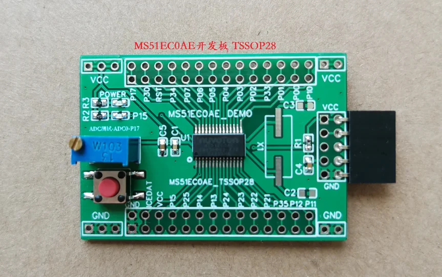 

MS51EC0AE-TSSOP28 плата разработки