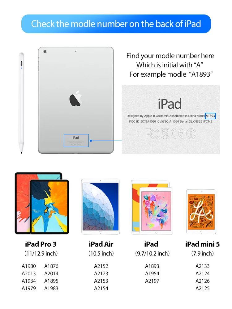 Стилус для Apple Pencil 2 для iPad Pro11 12,9 Air 3 10,5 10,2 Mini 5 для iPad Pencil Ручка для рисования без задержки