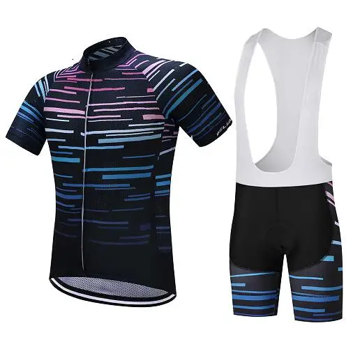 Jersey and Pants Цикл комплекты одежды Мужская дышащая 9D гелевый коврик шоссейный велосипед платье комплект короткий рукав нагрудник велосипедный комплект одежды летние Велосипеды Джерси Одежда MTB - Цвет: Jersey and Pants