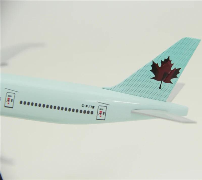 20 см Boeing B777 Air Канада металлический сплав самолет с колесом Игрушечная модель самолета Самолет детский подарок коллекционная