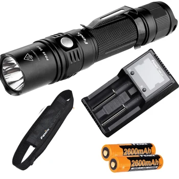 

Fenix PD35 TAC Cree XP-L V5 LED 1000 Lumens Portable Tactical Flashlight with ARB-L18-2600 Li-ion Battery and ARE-A2 charger