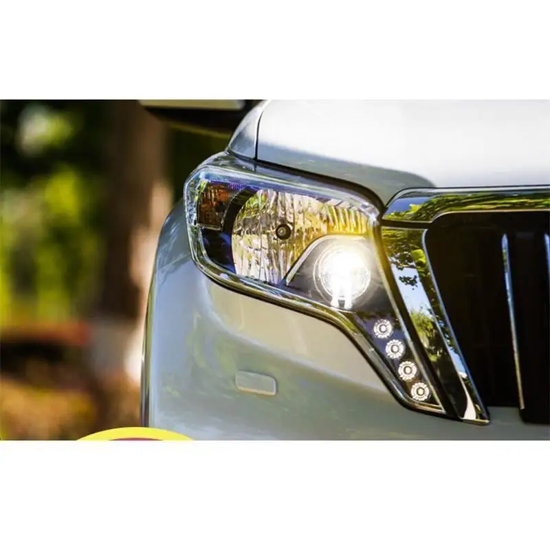 Запчасти Drl аксессуар Neblineros наружные Cob дневные ходовые огни Led Para Автомобильные фары в сборе для Toyota Prado