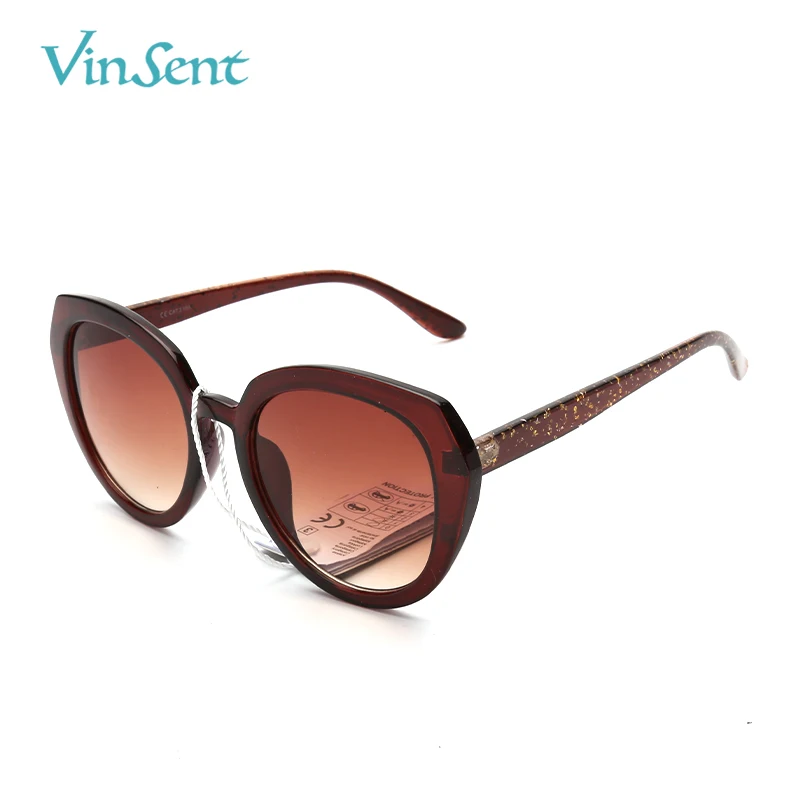 

VinSent Sunglasses Women Retro Gradient AC Lens PC Frame Driving Sun Glasses Shades Female Luxury Designer UV400 Sunglass