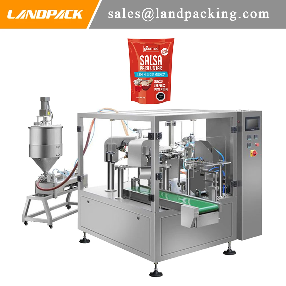 

Multifunction Automatic Salad Dressing Rotary Filling Machine Practical