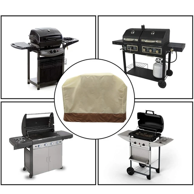 Bbq Borító Kültéri Por Vízálló Nagy Teherbírású Grill Burkolat Esővédő Grillezés Kerti Árnyék - Image 4