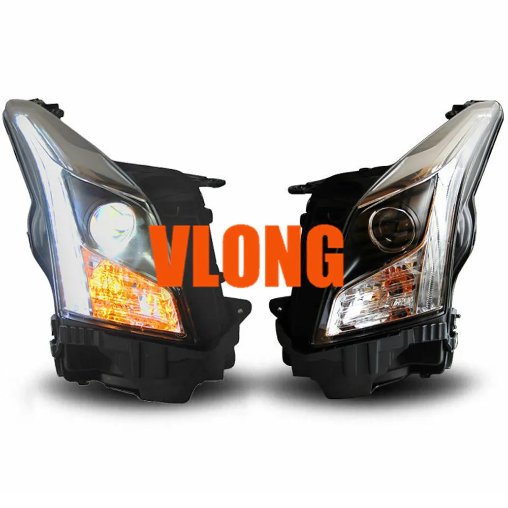 Фары в сборе- JGRT-Headlight-V3 для Cadillac ATS Bi-Xenon для объектива двойной луч HID комплект