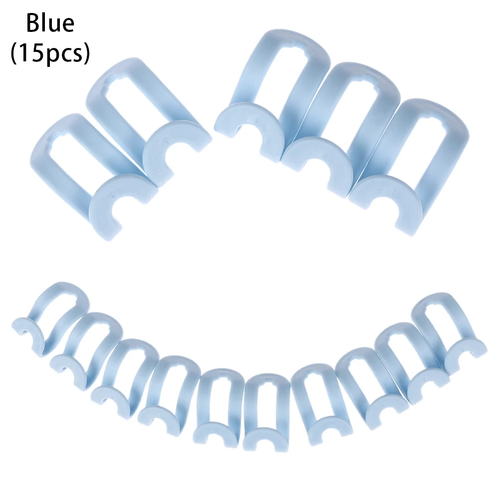 Blue(15pcs) 5/15 шт креативный мини-вешалка для одежды с объёмным рисунком из мультиков легко крючок Вешалка Держатель Шкаф, органайзер для хранения стойку предметы домашнего обихода - Цвет: Blue(15pcs)