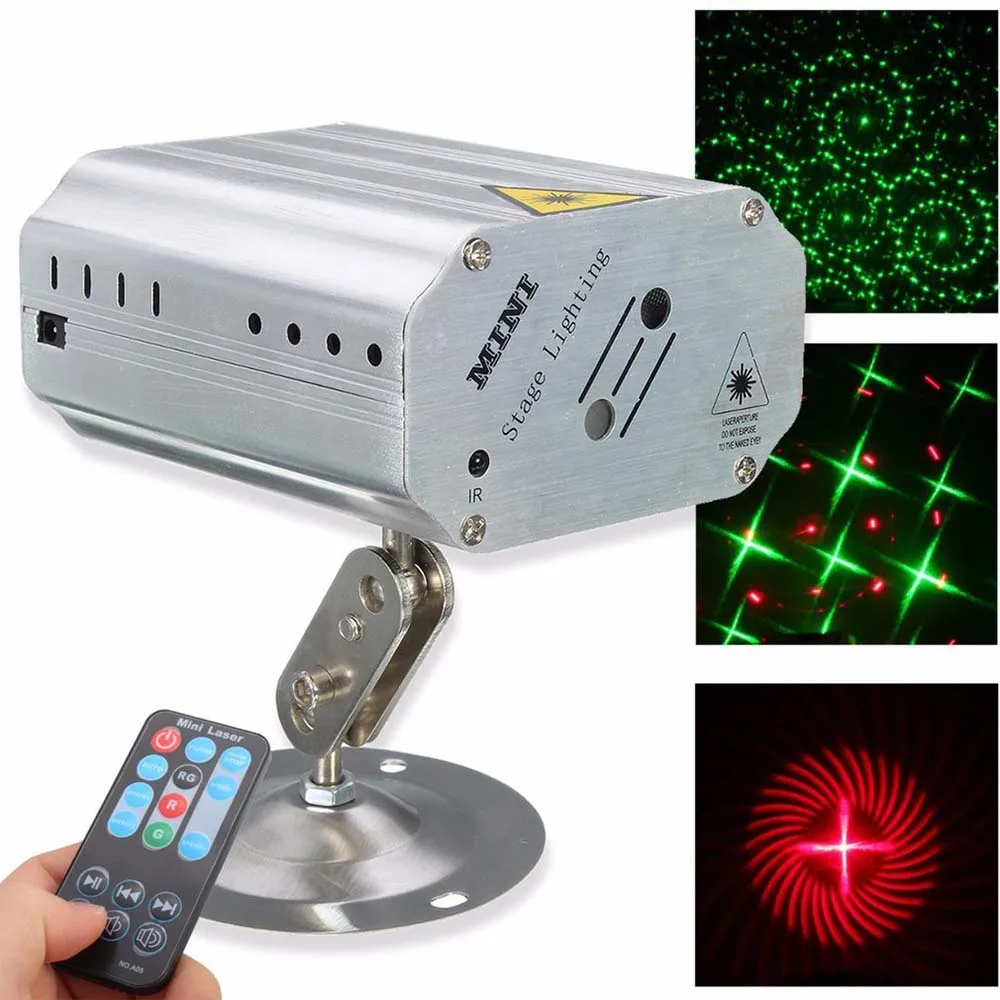 

Stage Effect Lighting LED Laser Projector Stage DJ Disco Light Voice Control Music Rhythm Flash NightClub Dancing Party Lights