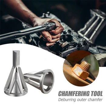 

Tire Repair Deburring Tools Stainless Steel External Chamfer Tool Drill Bit Remove Burr Silver Motorcycle Car Repair Tool