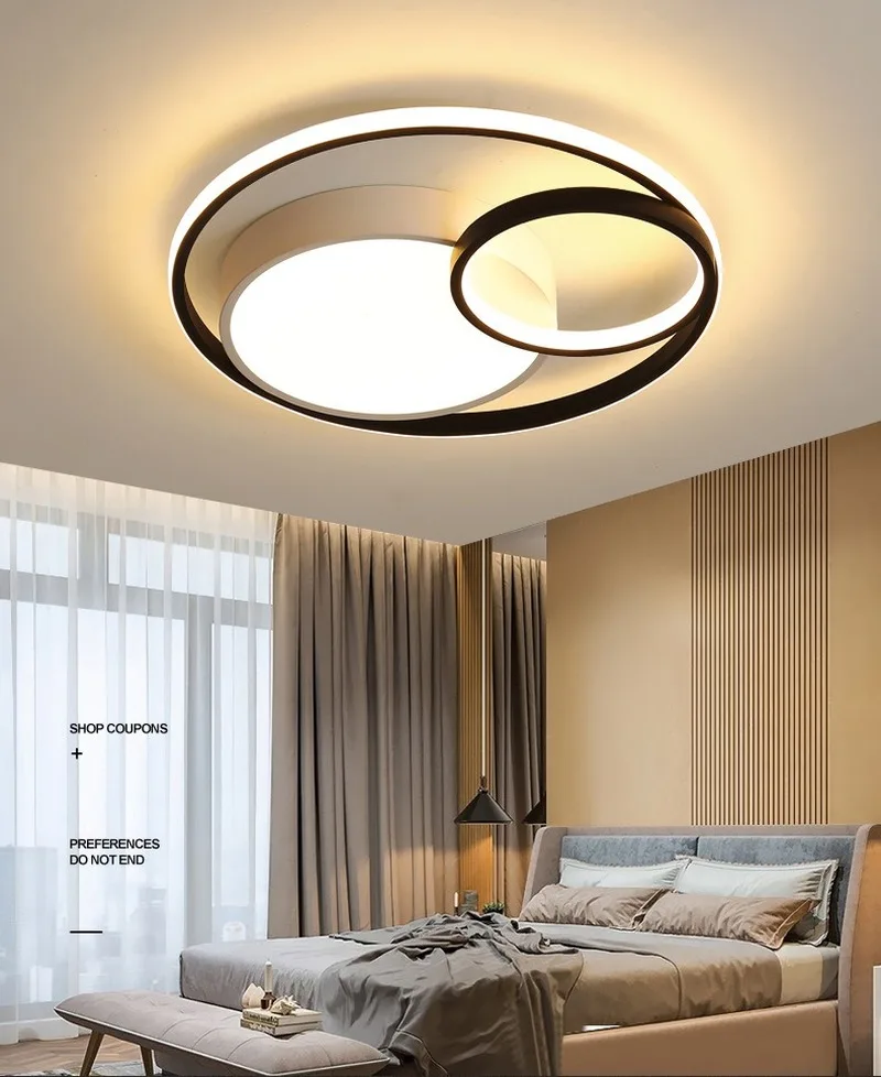 

Modern LED rings Ceiling Lamp LED Ceiling Light For Living room Bedroom lamp Round lighting ceiling home deco light fixtures