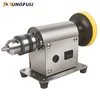 Jewelry Rock Mill Polishing Machine Benchtop Polisher Polisher with 20pc Sandpaper Universal Grinding Machine Bench Lathe Polish 1
