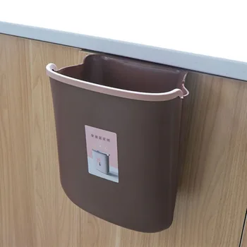 

Folding Trash Reusable Bin Trash Bin Kitchen Dustbin Garbage Rubbish Bin Plastic Waste Bin Garbage Bag Holder-