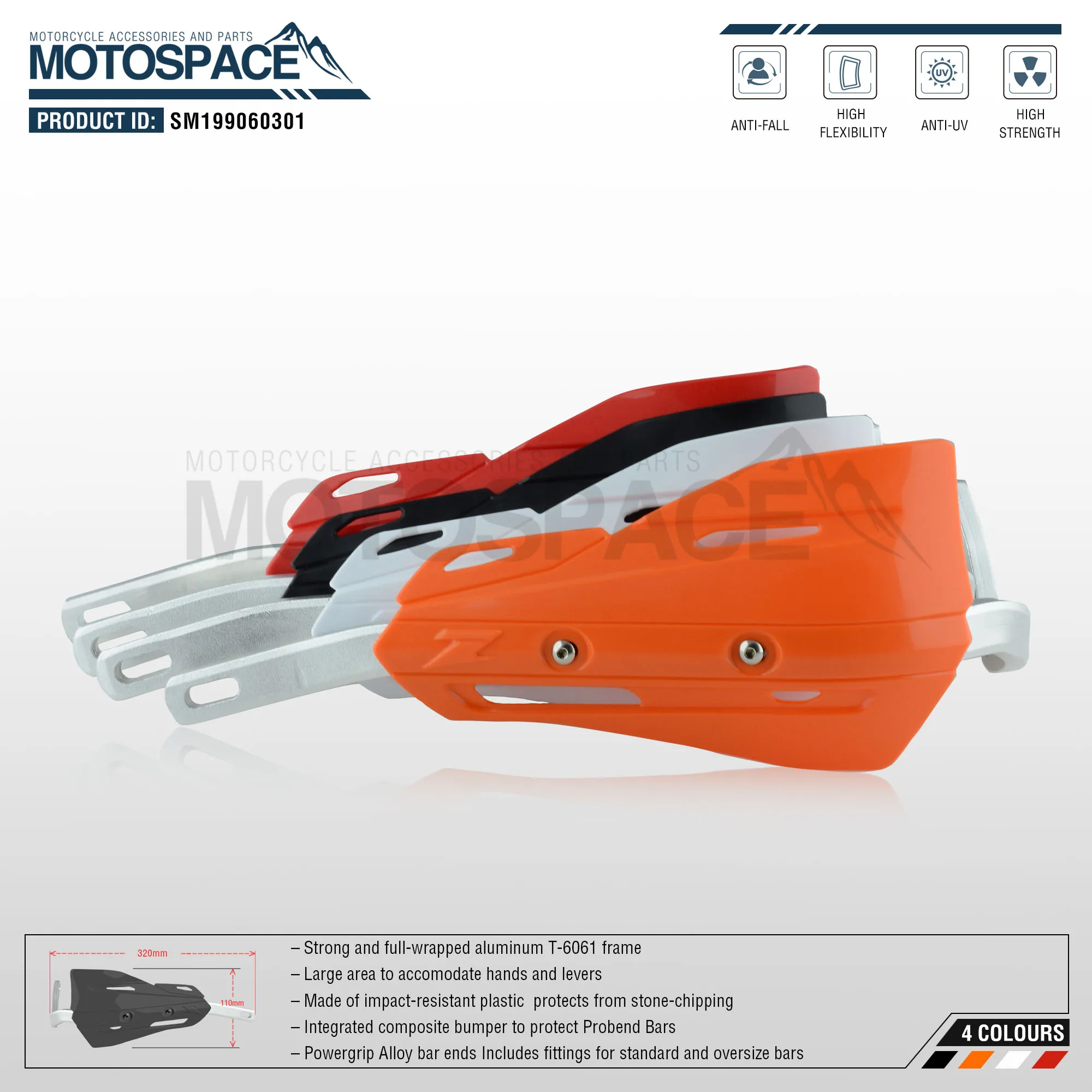 Spacemotors P-ZETA рукавицы для мотоцикла подходит для 7/" 22 мм Handlebar1-1/8 28 мм жир бар CR XR YZ WR EX TTR CRF WRF EXC DRZ