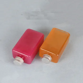 

25pcs Net red milk tea cup clear square plastic bottles 300ml juice ice coffee cold drink bottle birthday party favors drink cup