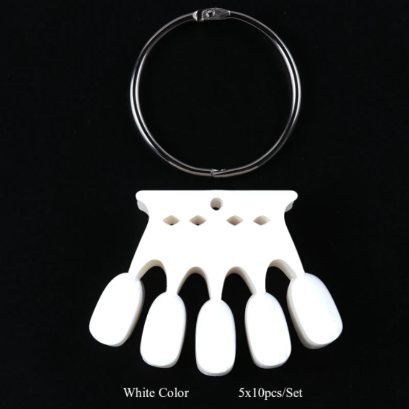 10 шт./пакет накладные наконечники для ногтей черно-белая цветная карта для дизайна ногтей контрастный цвет эллиптический наконечник для маникюра образец Корона инструменты для ногтей
