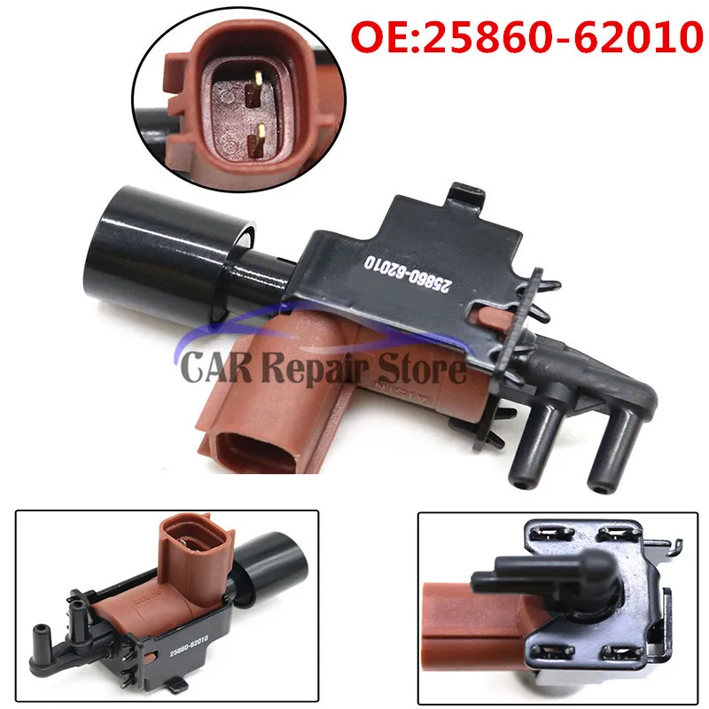 OEM 25860-62010 электромагнитный клапан EGR в сборе вакуумный переключатель 2586062010 для 1992-2008 Toyota Lexus Solara Camry Sienna 25860 62010