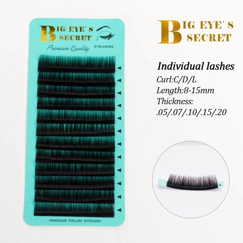 Big Eye's Secret Lash FalseEyelashes Faux Cils Russian Volume Classic Soft Individual Eyelash Extension Hybrid Lashes Handmade seashine professionals eyelash extension silk lash extension individual lashes soft russian volume eyelashes natural faux cils