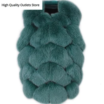

ladies fox fur gilet women natural fur gilet real fox fur vest
