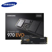 Samsung 970 EVO SSD 500GB NVMe M.2 2280 с объемом оперативной памяти 1 ТБ M.2 Внутренний твердотельный накопитель TLC SSD PCIe 3,0x4 NVMe 1,3 ноутбук
