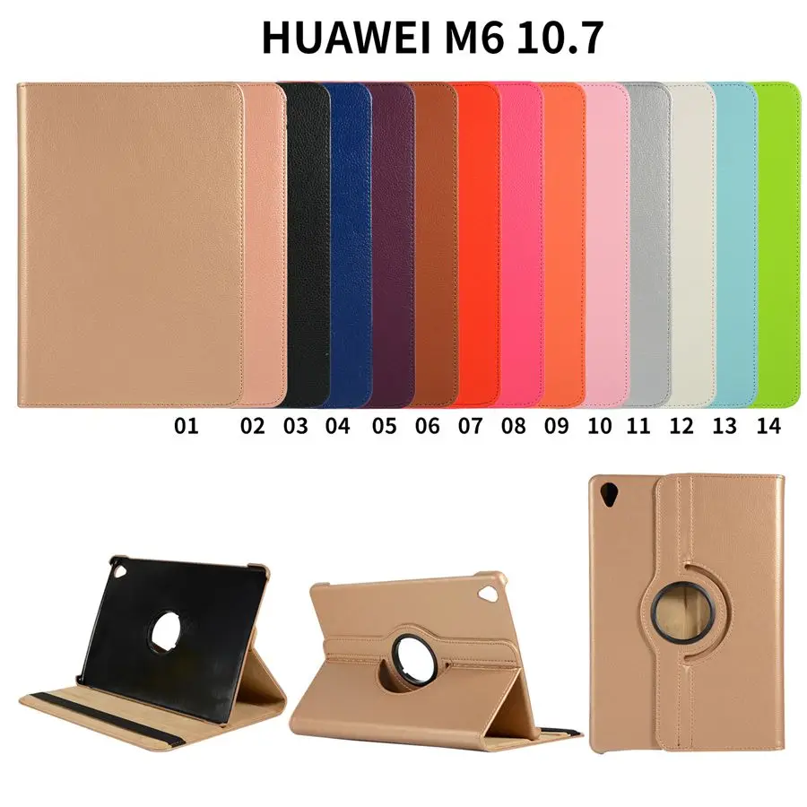 360 градусов вращающийся PU кожаный чехол для huawei Mediapad M6 10,8 крышка выпуска для huawei M6 10,8 SCM-AL09/W09 Чехол+ пленка