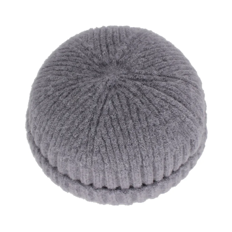 Короткие Зимние шапки для женщин Skullies Beanies Men Skullcap зимняя шапочка Miki Docker Bonnet
